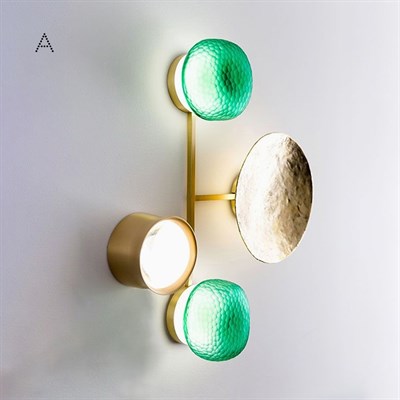 Дизайнерский настенный светильник в стиле постмодерн SHIELD - фото 10640