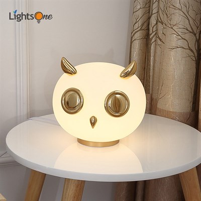 Креативная, прикроватная лампа с изображением животных из мультфильма для комнаты, для спальни - фото 12027