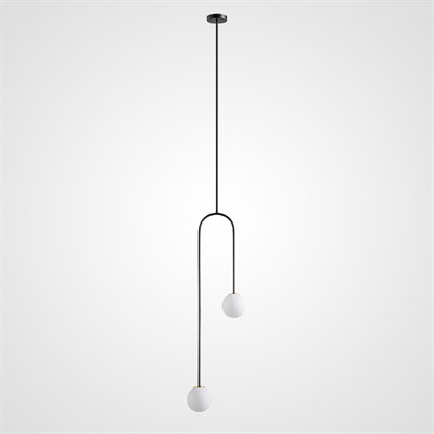 Минималистский подвесной светильник с шарами-плафонами - фото 8643