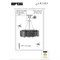 Подвесная люстра iLAMP Savage 8813-L1200 GD 8813-L1200 GD
