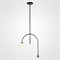 Дизайнерский подвесной светильник со стеклянным плафоном-шаром - фото 8578